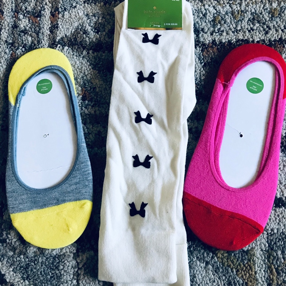 New Kate Spade Socks trio.